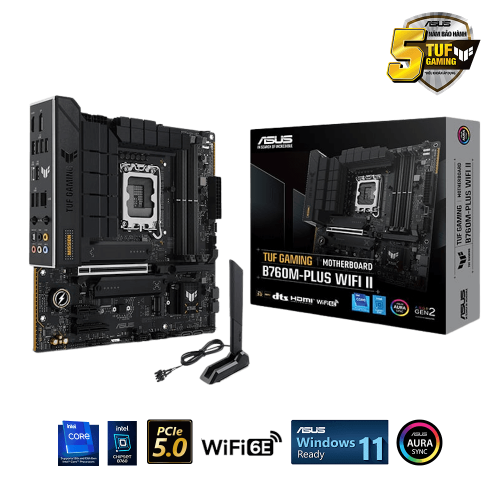 Mainboard ASUS TUF GAMING B760M-PLUS WIFI II D5